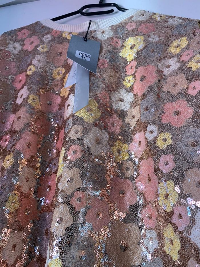 Pull d'hiver 💫💠bi-matière effet vintage - photo numéro 5