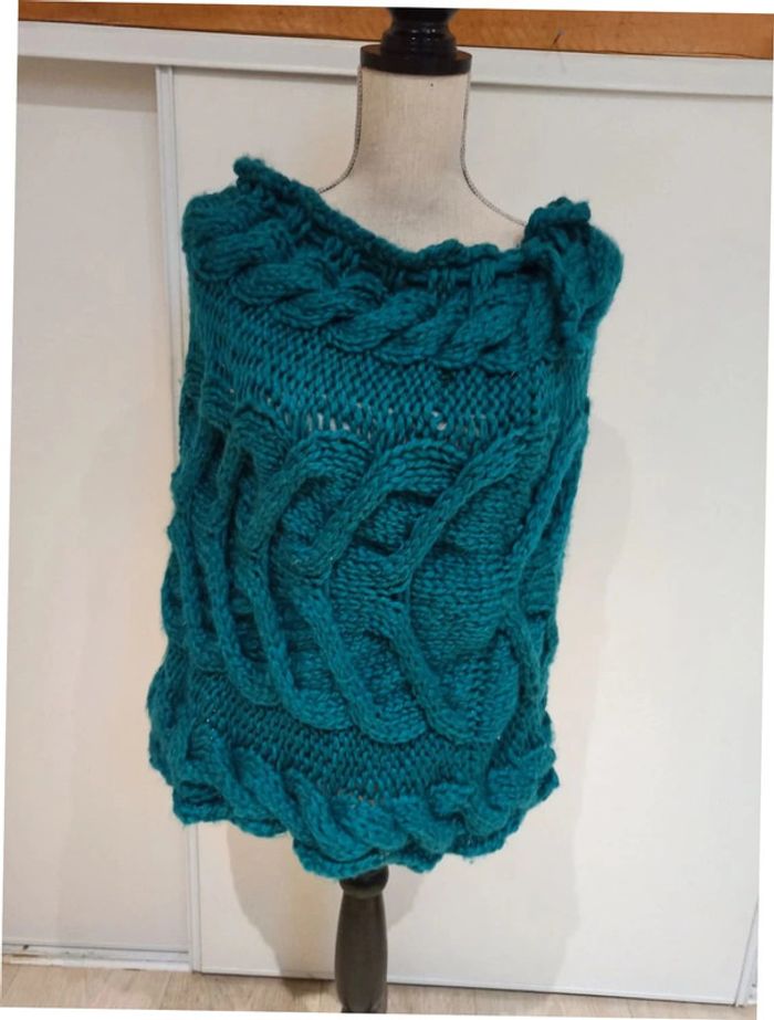 Poncho taille unique fait main
