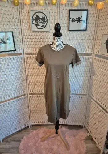 💕Jolie Robe T-shirt / Sweat Kaki JDY femmeTaille M/ 38 💕