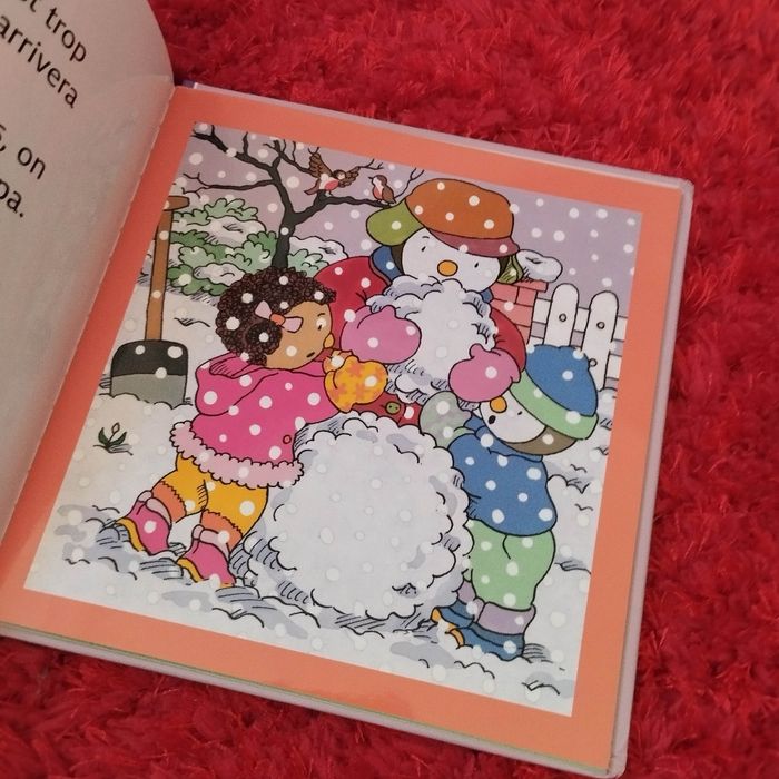 Livre Nathan neuf T'choupi fait un bonhomme de neige - photo numéro 2