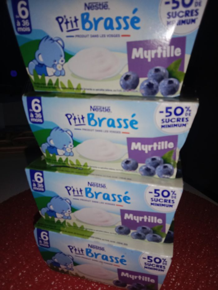 Yaourts p'tit brassé myrtille - photo numéro 2