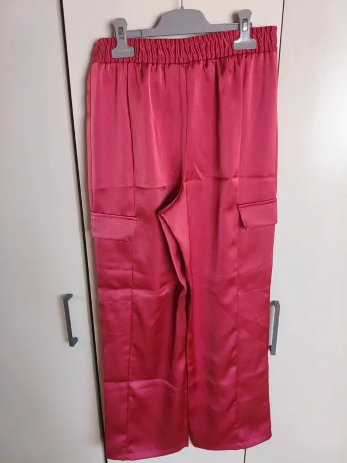 Pantalon rose satin - photo numéro 5
