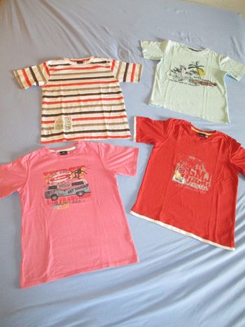 lot de 4 tee shirts garçons sergent major en 10 ans