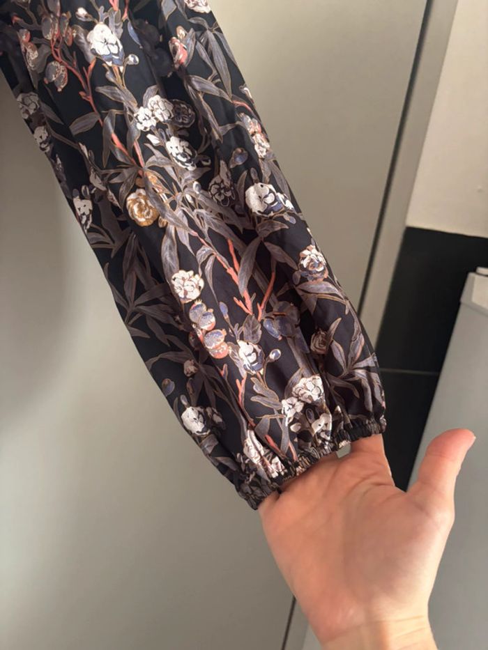 Top blouse manche longue florale - photo numéro 7