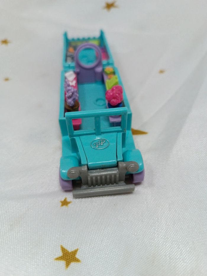 1996 Polly pocket bluebird flower fleur camion bleu on go fleuriste café cafe vintage mini miniature - photo numéro 7