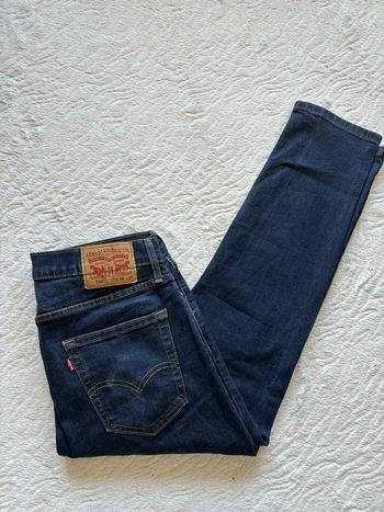 Jean Levi’s homme 512 Slim Taper L/44 W34 L29 – Coupe ajustée droite bleu marine état impeccable