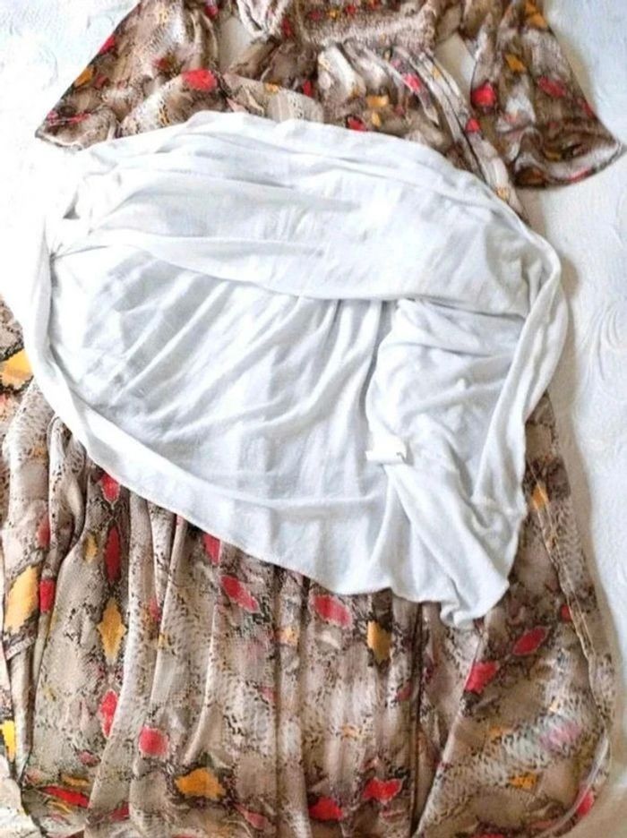 Robe longue  -  Made in  France  -  Motifs reptile  - Maëla  Paris  -  36  -  Parfait état - photo numéro 8