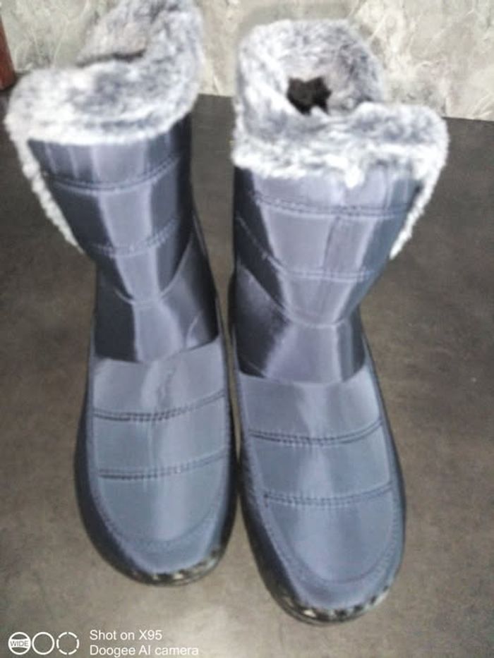 Bottes d'hiver confortables pour femmes avec doublure en fausse fourrure - bottines chaude