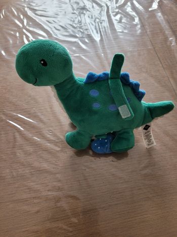 Peluche musicale dinosaure et son bébé
