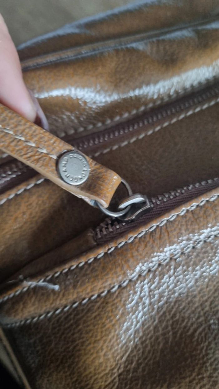 Sac longchamp porte main original authentique en tbe - photo numéro 6