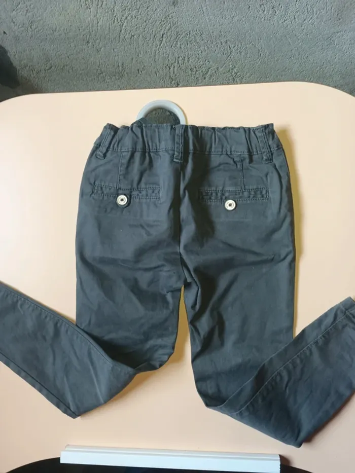 Pantalon chino garçon 4/ 5 ans 110 cm denim co - photo numéro 4