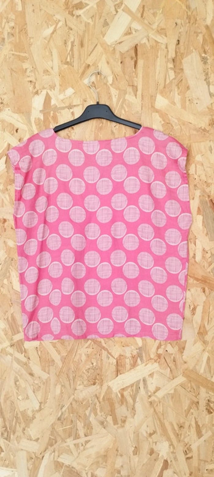 Haut rose a pois - photo numéro 2