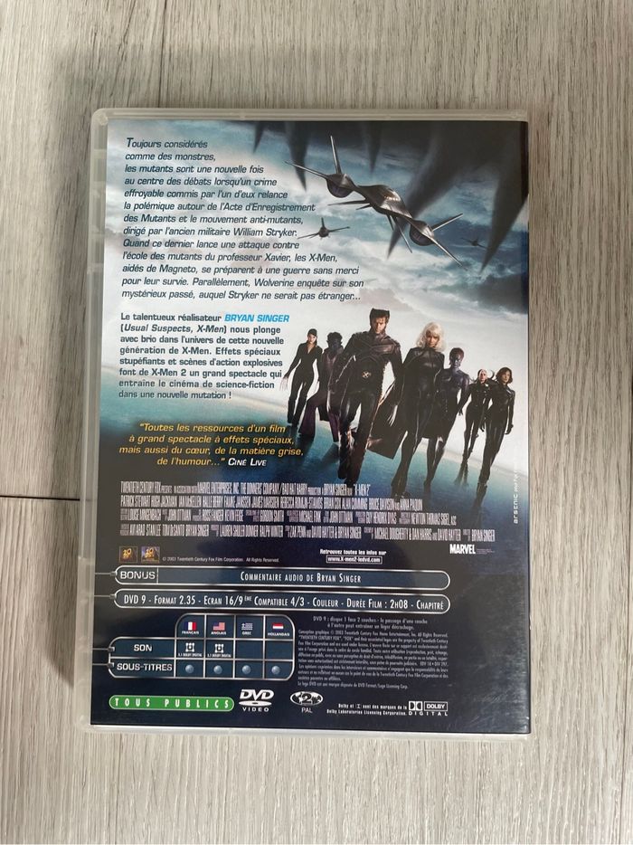 DVD du film 'X-Men 2' - photo numéro 3