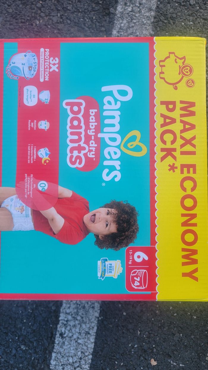 Maxi economy pack pampers taille 6