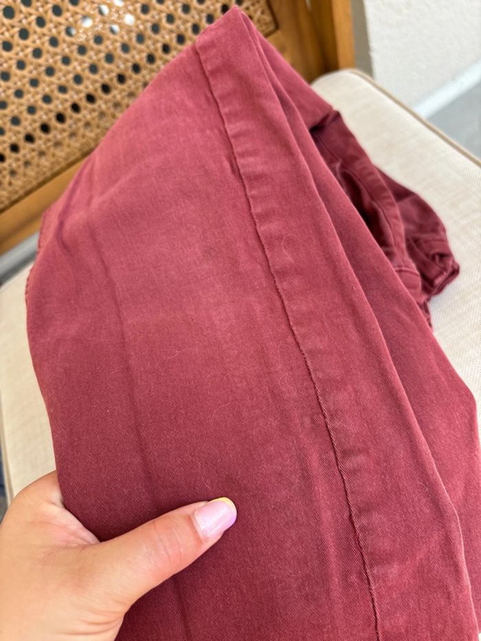Chino rouge bordeaux - photo numéro 8