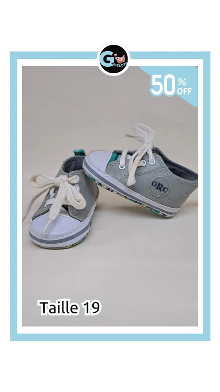 🦚Basket garçon taille 19