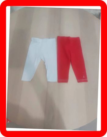 Lot de 2 leggings 12 mois