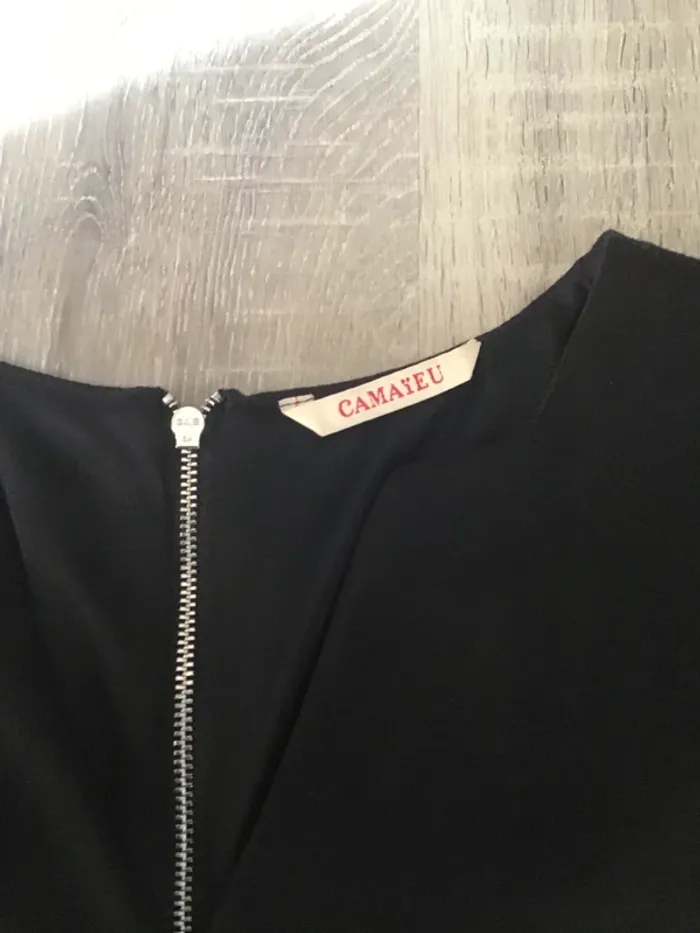 Robe patineuse noire femme Camaïeu - photo numéro 2