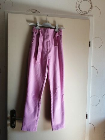 Pantalon chino rose Pimkie T32