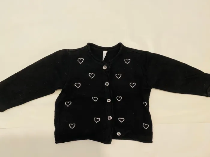 Lot 2 gilets fille 12 mois - photo numéro 3