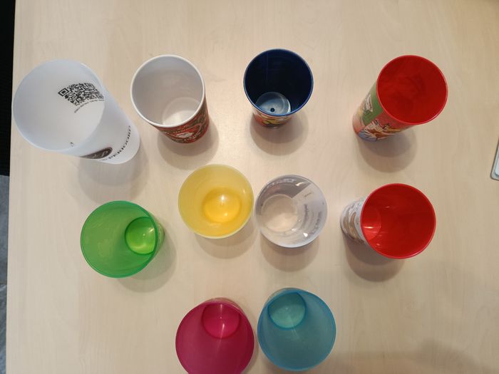 Lots verre en plastique enfants - photo numéro 2