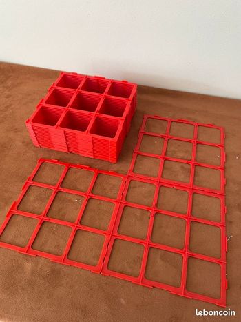 Lot de 20 supports de tuiles pour Carcassonne ou Karak - jeu de société