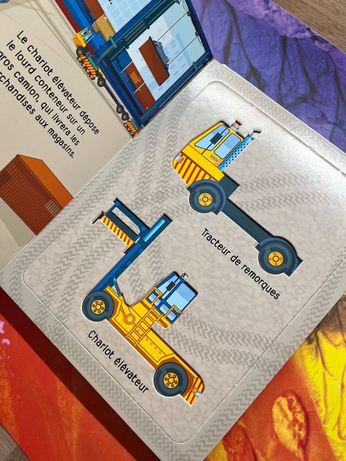Livre enfant : Tracteurs et Camions * Livre Pochoir - photo numéro 8