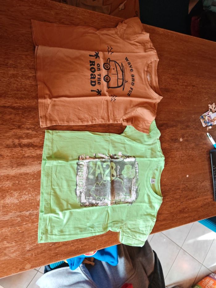Lot de 5 t shirt été garçon - taille 6 ans - photo numéro 2