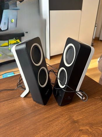 Haut parleur pc Logitech noir