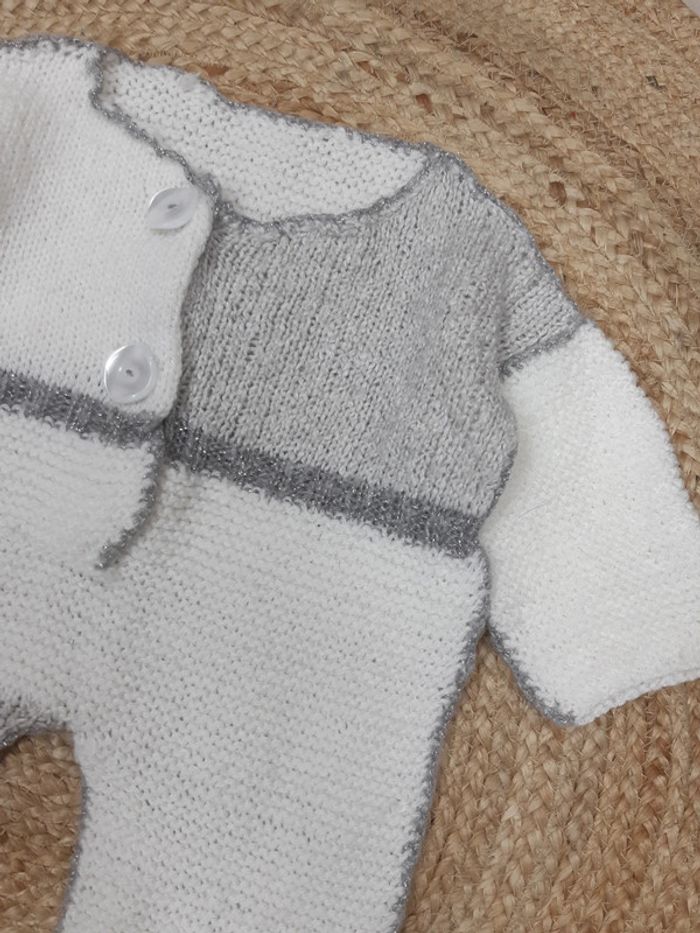 Combipilote en maille et chaussons - photo numéro 5