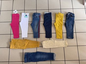 Lot pantalon 18 mois bebe fille 