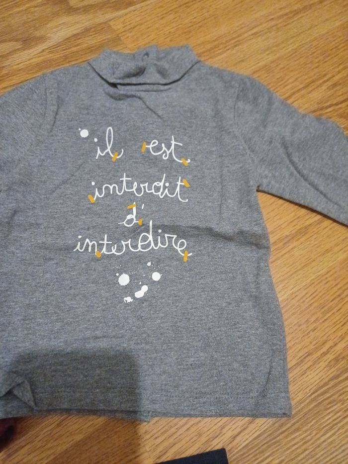 Lot 4 tee shirt manches longues bébé garçon - photo numéro 5
