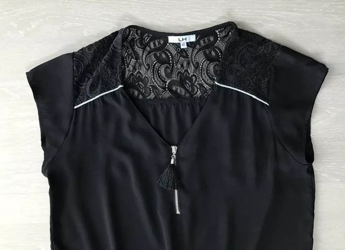 Robe noir La Halle taille 42 - photo numéro 3