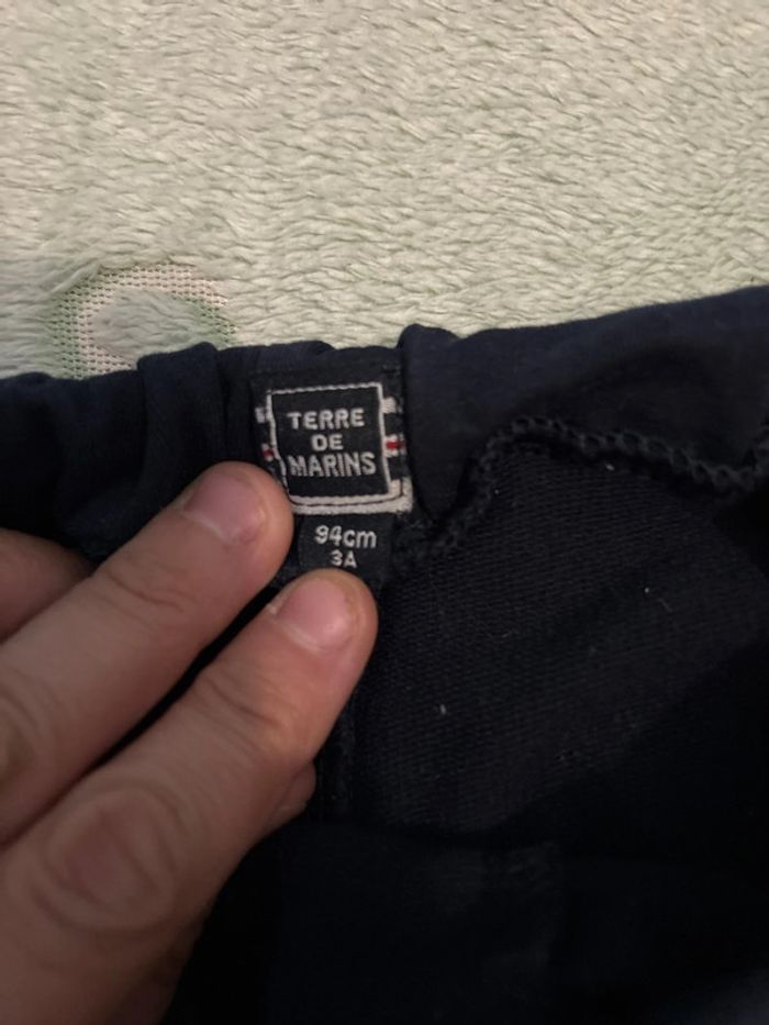 Pantalon molleton marine - photo numéro 3
