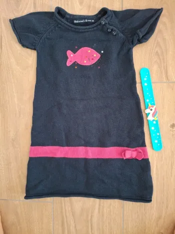 Robe en laine week end à la mer 6 ans très bon état