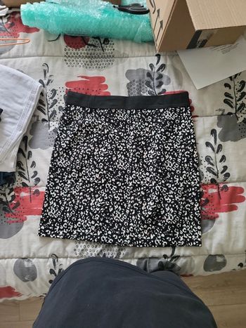 Jupe courte taille elastique