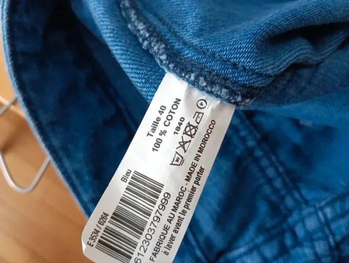 Jean flare monoprix femme denim taille 40 - photo numéro 8