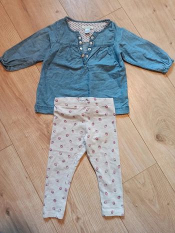 Ensemble leggings et blouse