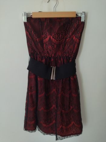 robe courte bustier