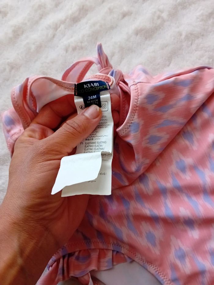 Maillot de bain fille 24mois Kiabi 🌸🩷 - photo numéro 3