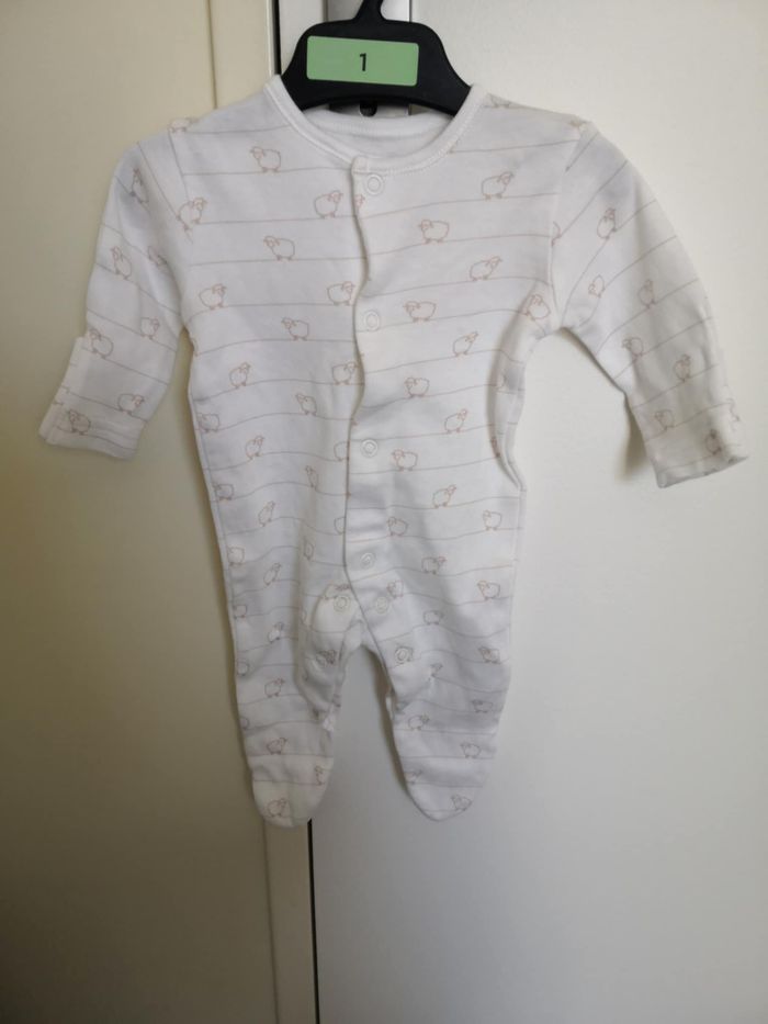 Lot de 3 pyjamas Naissance Primark Neuf - photo numéro 2