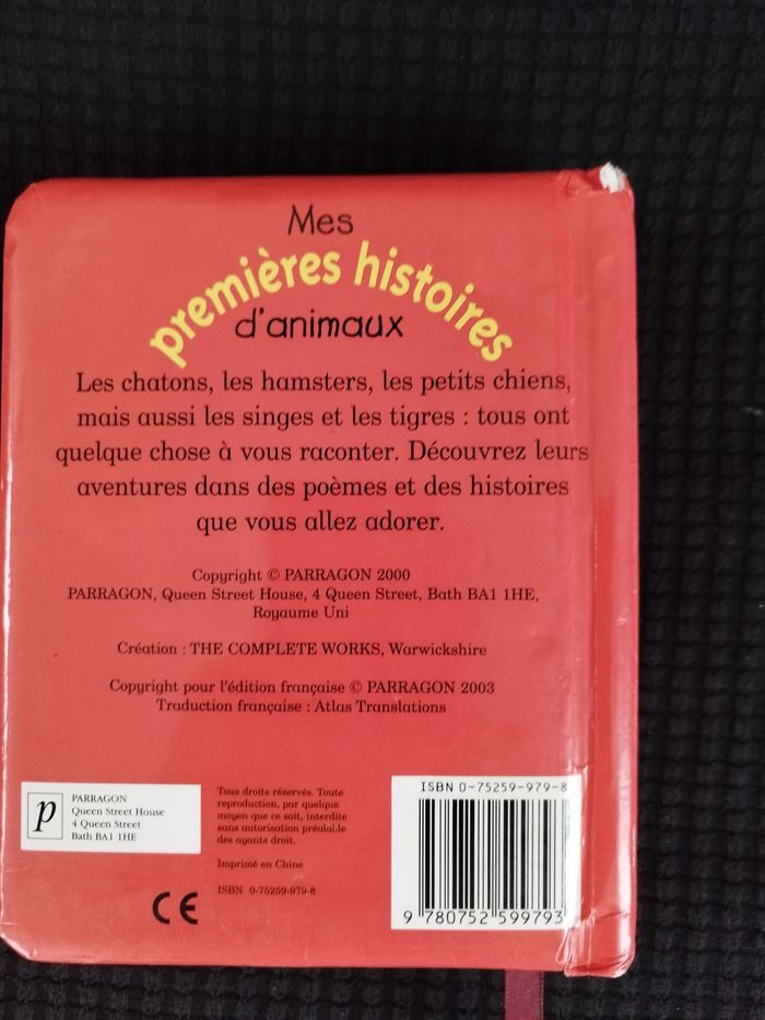 Livre cartonné Mes premières histoires d'animaux - photo numéro 5