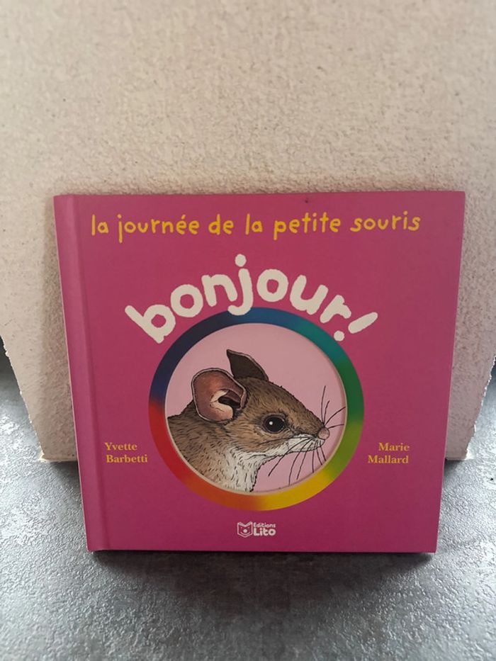 Livre pour apprendre à lire bonjour petite souris