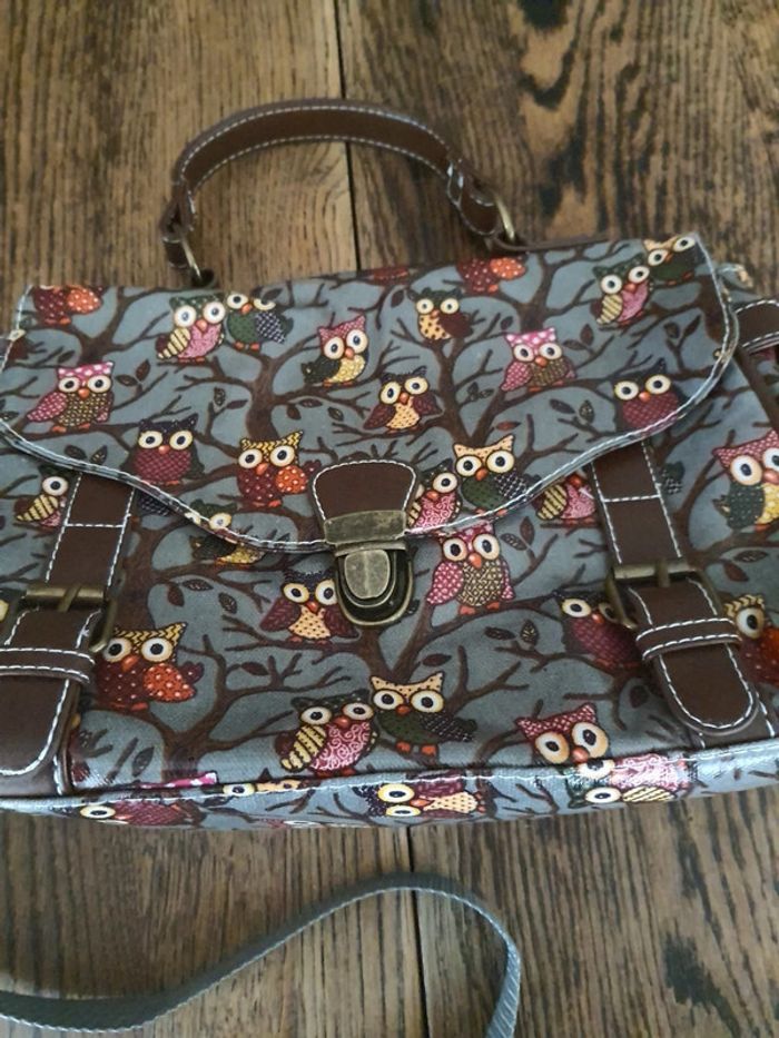 Jolie Sac à main gris/marron Mfhandbags neuf - photo numéro 11