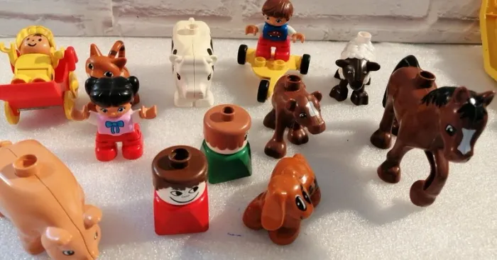 Lego duplo briques plaque figurines - photo numéro 2