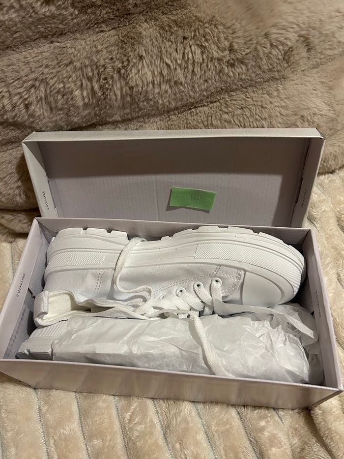 Baskets blanches montantes - photo numéro 2