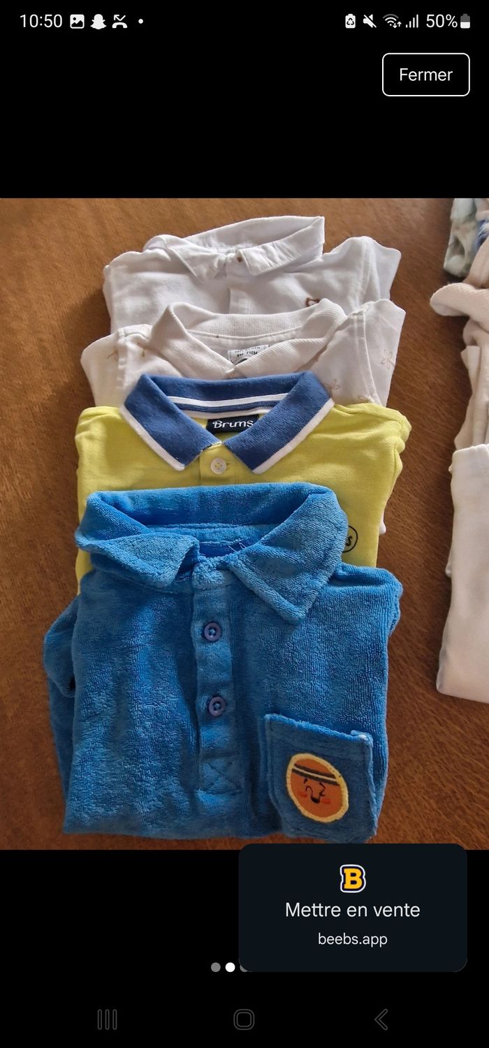 Lot vêtements garçon 6-9 mois - photo numéro 4