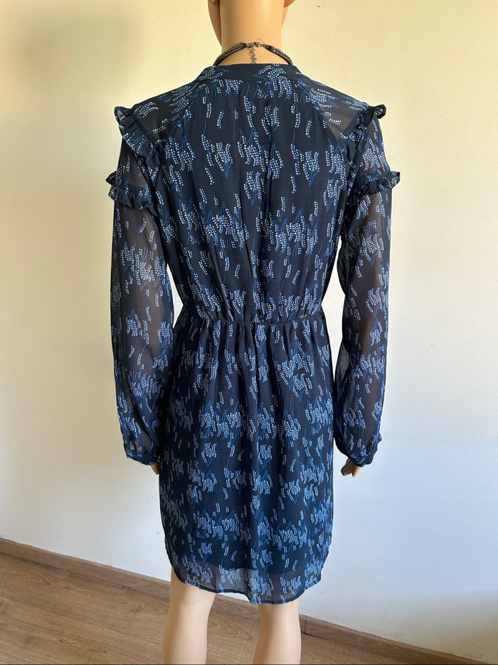 Robe bleue à manches longues An’ge taille 1 jamais portée - photo numéro 5