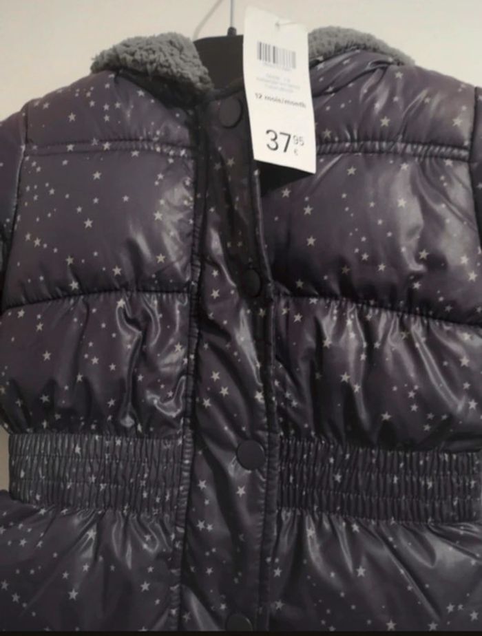 Doudoune Obaïbi fille taille 12 mois neuf 74 cm - photo numéro 3