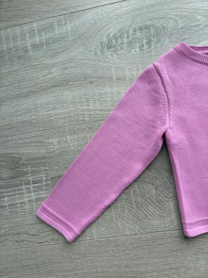 Gilet lilas Jacadi 24 mois - photo numéro 4